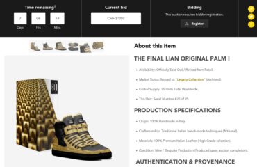 Lian Palm I Exclusive Limited Edition Auction
