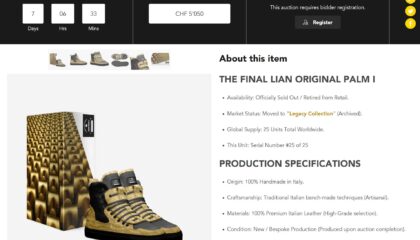 Lian Palm I Exclusive Limited Edition Auction