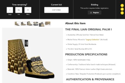 Lian Palm I Exclusive Limited Edition Auction